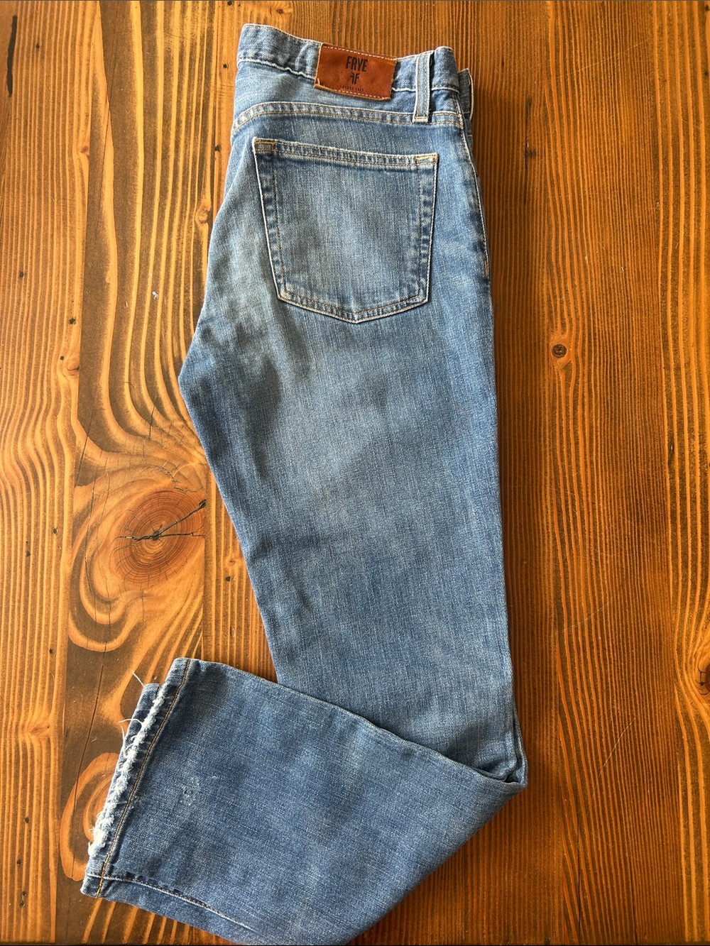 Frye Women's Light Wash Straight Jeans